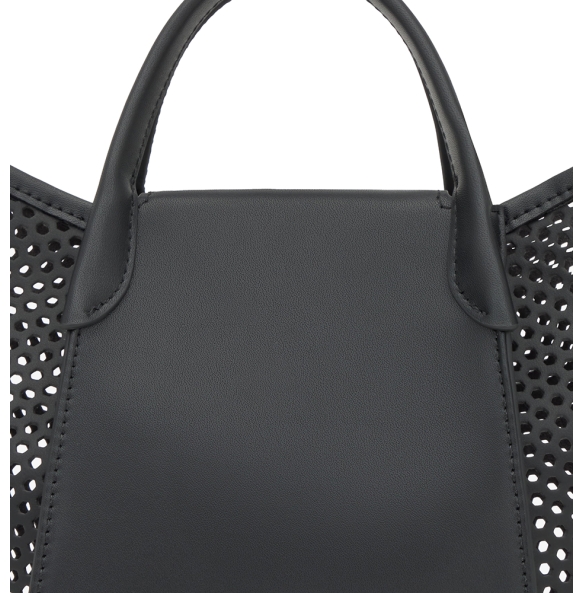 Τσάντα TOUS Capazo Small Tulip Cutout 2002438951 Μαύρο Τσάντα TOUS Capazo Small Tulip Cutout 2002438951 Μαύρο