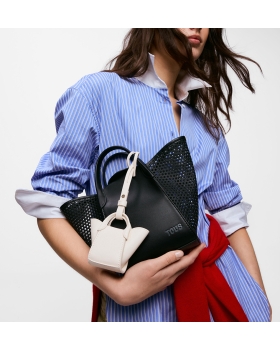 Τσάντα TOUS Capazo Small Tulip Cutout 2002438951 Μαύρο