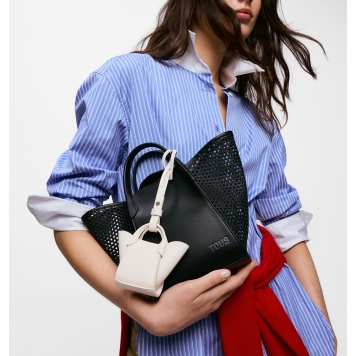 Τσάντα TOUS Capazo Small Tulip Cutout 2002438951 Μαύρο