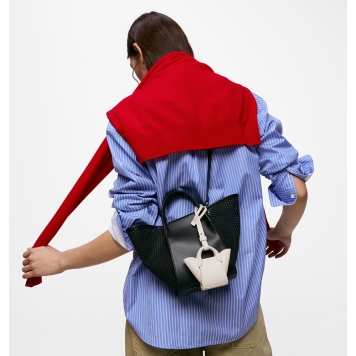 Τσάντα TOUS Capazo Small Tulip Cutout 2002438951 Μαύρο