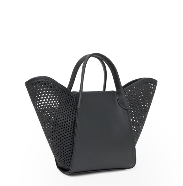 Τσάντα TOUS Capazo Small Tulip Cutout 2002438951 Μαύρο Τσάντα TOUS Capazo Small Tulip Cutout 2002438951 Μαύρο