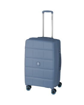 Βαλίτσα σκληρή Μεσαία DIELLE 210/60 67x43x29/32 cm Μπλε