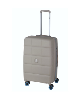 Βαλίτσα σκληρή Μεσαία DIELLE 210/60 67x43x29/32 cm Γκρι