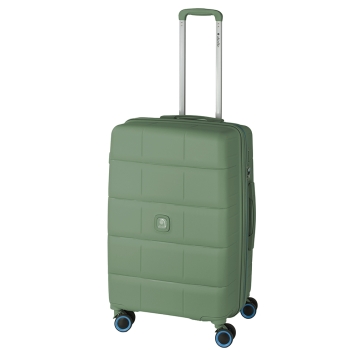 Βαλίτσα σκληρή Μεσαία DIELLE 210/60 67x43x29/32 cm Πράσινο