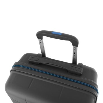 Βαλίτσα σκληρή Μεγάλη DIELLE 210/70 77x49x36/39 cm Μαύρο
