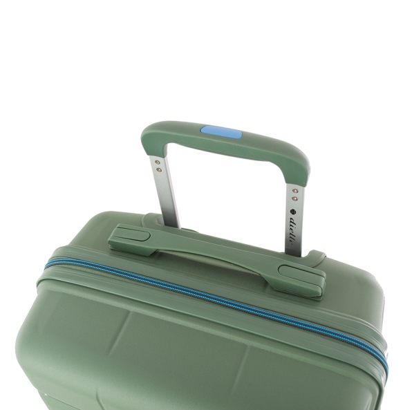 Βαλίτσα σκληρή Μεσαία DIELLE 210/60 67x43x29/32 cm Πράσινο