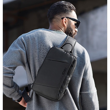 Σακίδιο χιαστί Sling Bag BANGE 22002 Μαύρο