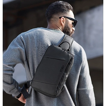 Σακίδιο χιαστί Sling Bag BANGE 22002 Μαύρο