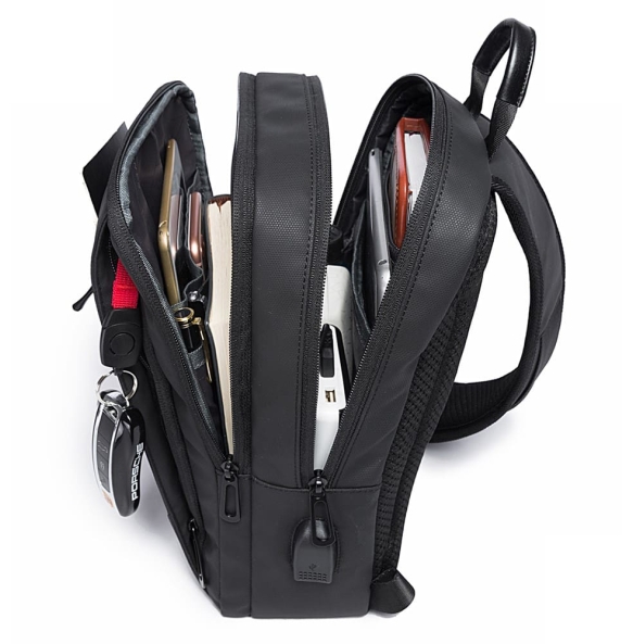 Σακίδιο χιαστί Sling Bag BANGE 22002 Μαύρο
