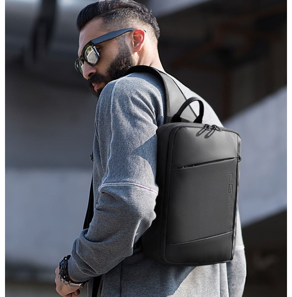 Σακίδιο χιαστί Sling Bag BANGE 22002 Μαύρο