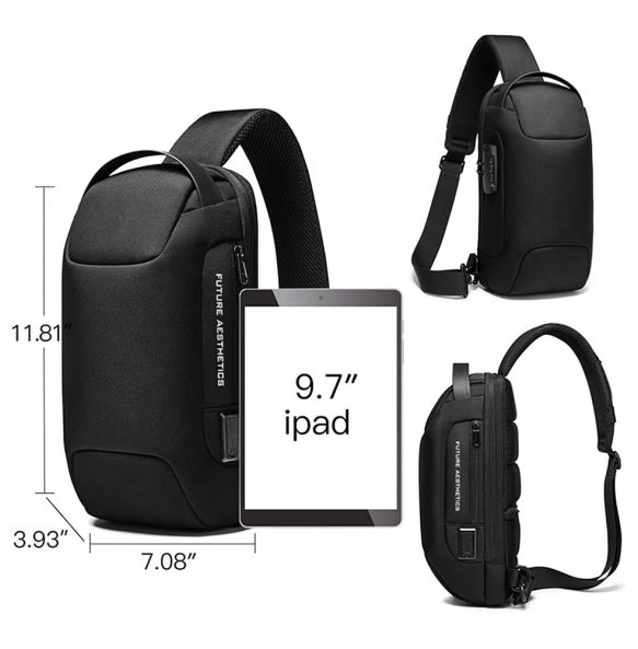 Σακίδιο χιαστί Sling Bag BANGE 22085 Μαύρο Σακίδιο χιαστί Sling Bag BANGE 22085 Μαύρο