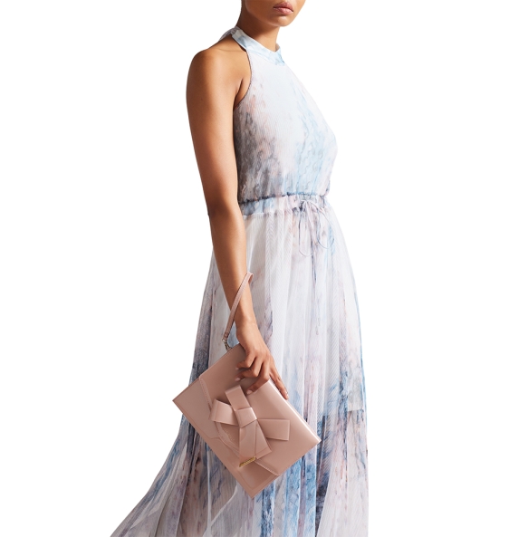 Φάκελος TED BAKER Nikkey Knot Bow Pouch 281668 Ροζ