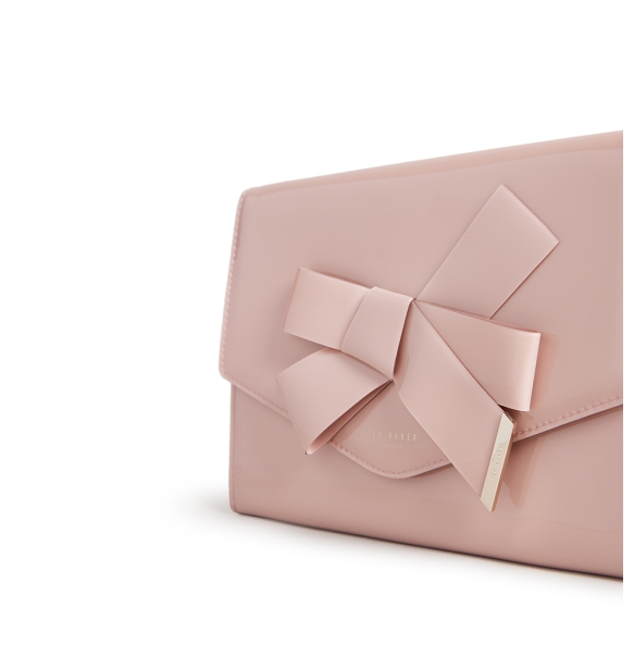 Φάκελος TED BAKER Nikkey Knot Bow Pouch 254143 Ροζ