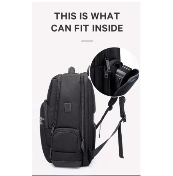 Σακίδιο πλάτης BANGE Weekender Hand-On Bagage 2603 35lt Μαύρο