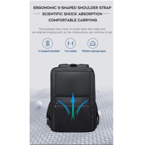 Σακίδιο πλάτης BANGE Weekender Hand-On Bagage 2603 35lt Μαύρο