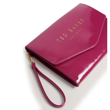 Φάκελος TED BAKER Crinkie Icon Pouch 272143 Μωβ
