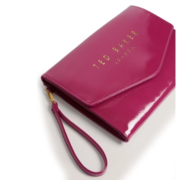 Φάκελος TED BAKER Crinkie Icon Pouch 272143 Μωβ