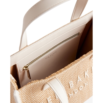 Τσάντα TED BAKER Paolina Rafia Icon Bag 275174 Μπεζ
