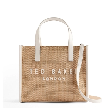 Τσάντα TED BAKER Paolina Rafia Icon Bag 275174 Μπεζ