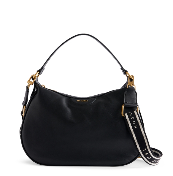 Τσάντα TED BAKER Esiah Webbing Slouchy Bag 276869 Μαύρο