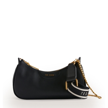 Τσάντα TED BAKER Essiy Webbing Leather Bag 276870 Μαύρο