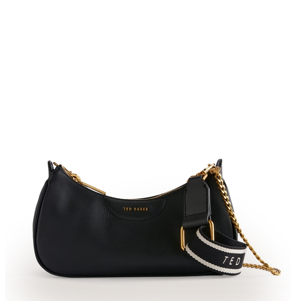 Τσάντα TED BAKER Essiy Webbing Leather Bag 276870 Μαύρο