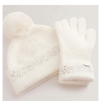 Σετ Σκούφος - Γάντια TED BAKER Keriis 282124 Μπεζ