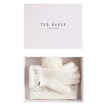 Σετ Σκούφος - Γάντια TED BAKER Keriis 282124 Μπεζ
