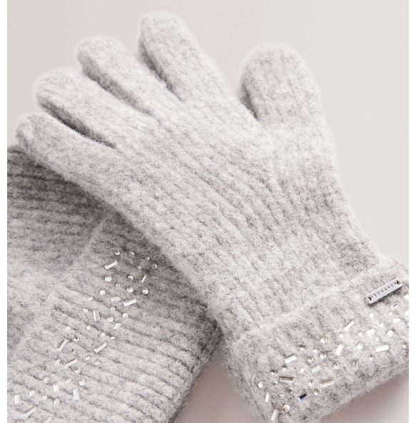 Σετ Σκούφος - Γάντια TED BAKER Keriis 282124 Γκρι