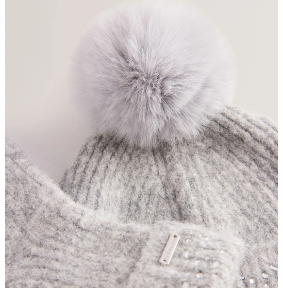 Σετ Σκούφος - Γάντια TED BAKER Keriis 282124 Γκρι