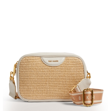Τσάντα TED BAKER Bardas Raffia Camera Bag 279023 Μπεζ