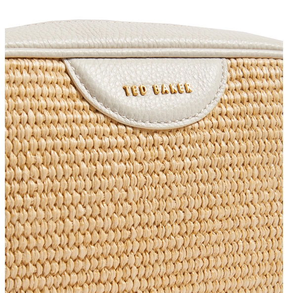 Τσάντα TED BAKER Bardas Raffia Camera Bag 279023 Μπεζ