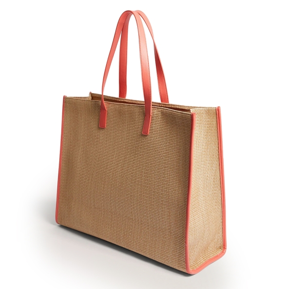 Τσάντα TED BAKER Floraff Applique Raffia 280710 Ψάθα