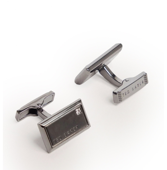 Μανικετόκουμπα TED BAKER Kristol Metal 281038 Αιματίτης