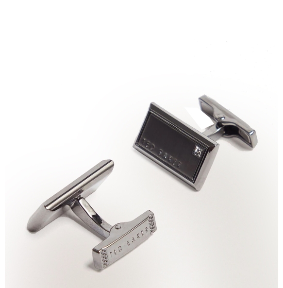 Μανικετόκουμπα TED BAKER Kristol Metal 281038 Αιματίτης