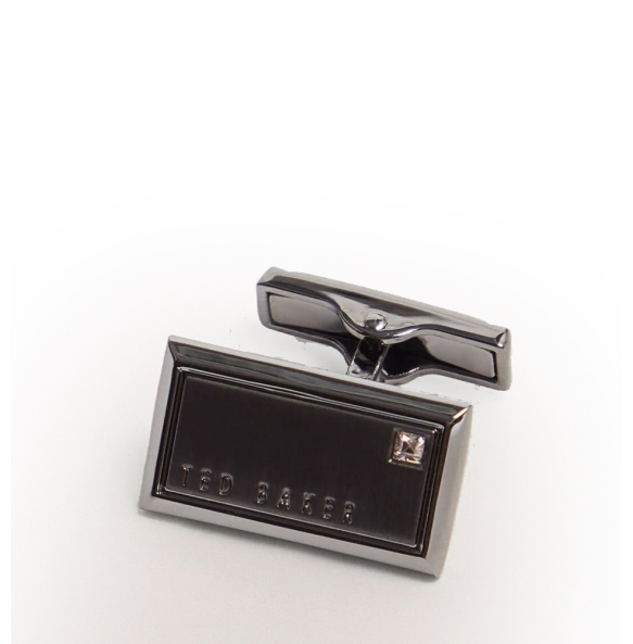 Μανικετόκουμπα TED BAKER Kristol Metal 281038 Αιματίτης