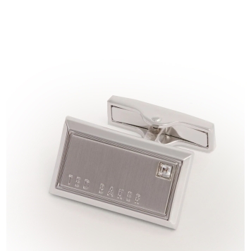 Μανικετόκουμπα TED BAKER Kristol Metal 281038 Ασημί