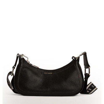 Τσάντα TED BAKER Laarna Webbing Leather Bag 281389 Μαύρο