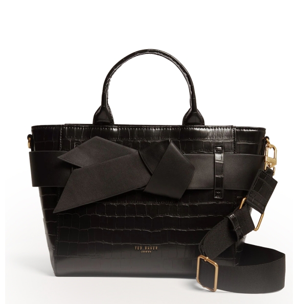 Τσάντα TED BAKER Jjosia Knot Bow 281554 Μαύρο Τσάντα TED BAKER Jjosia Knot Bow 281554 Μαύρο