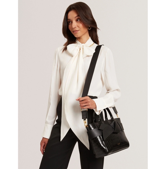 Τσάντα TED BAKER Jjosia Knot Bow 281554 Μαύρο Τσάντα TED BAKER Jjosia Knot Bow 281554 Μαύρο