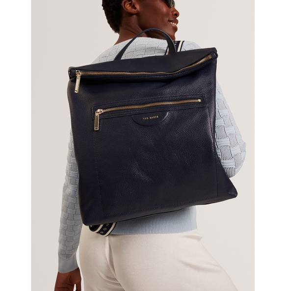 Σακίδιο TED BAKER Essaya Pebbled Leather 281646 Μπλε Σακίδιο TED BAKER Essaya Pebbled Leather 281646 Μπλε