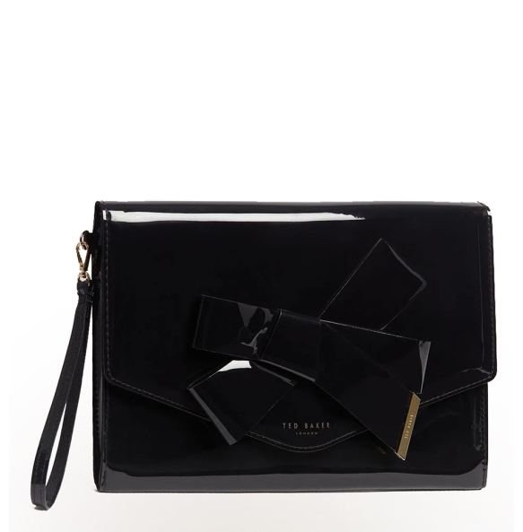 Φάκελος TED BAKER Nikkey Knot Bow Pouch 283898 Μαύρο