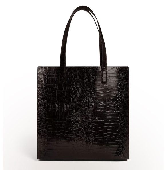 Τσάντα TED BAKER Croccon Large 281710 Μαύρο Τσάντα TED BAKER Croccon Large 281710 Μαύρο