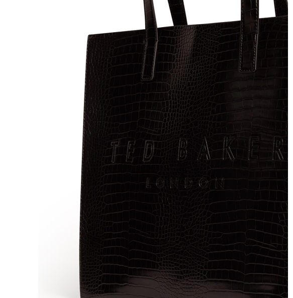 Τσάντα TED BAKER Croccon Large 281710 Μαύρο Τσάντα TED BAKER Croccon Large 281710 Μαύρο