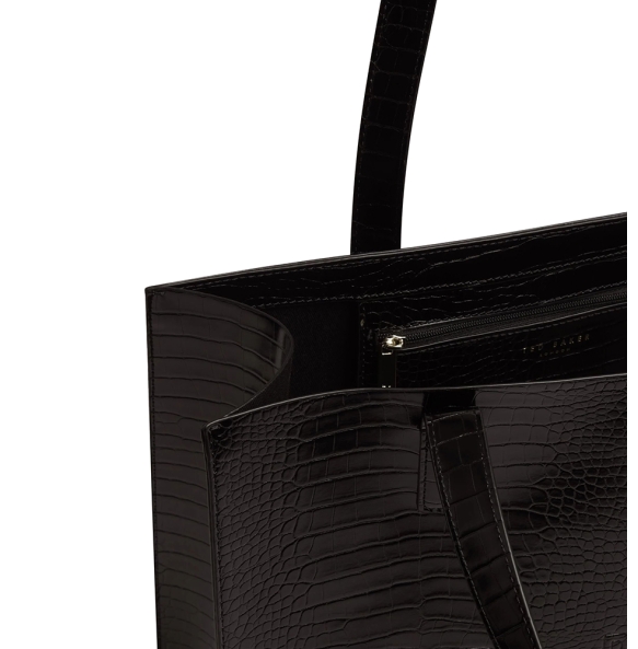 Τσάντα TED BAKER Croccon Large 281710 Μαύρο Τσάντα TED BAKER Croccon Large 281710 Μαύρο