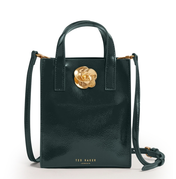 Τσάντα TED BAKER Roseem Crinkle Small Bag 281827 Πράσινο