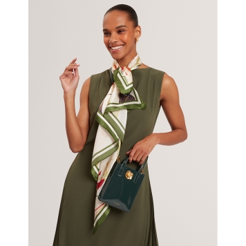 Τσάντα TED BAKER Roseem Crinkle Small Bag 281827 Πράσινο