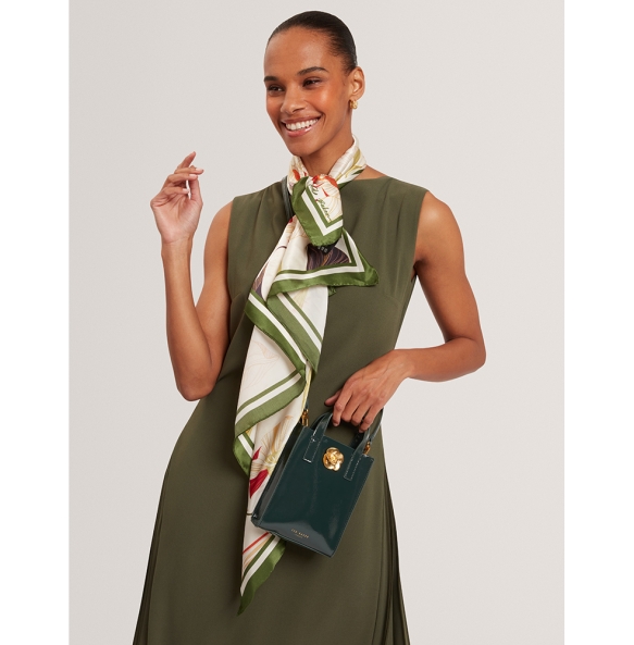 Τσάντα TED BAKER Roseem Crinkle Small Bag 281827 Πράσινο