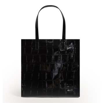 Τσάντα TED BAKER Vannda Croc Large Icon Bag 281935 Μαύρο