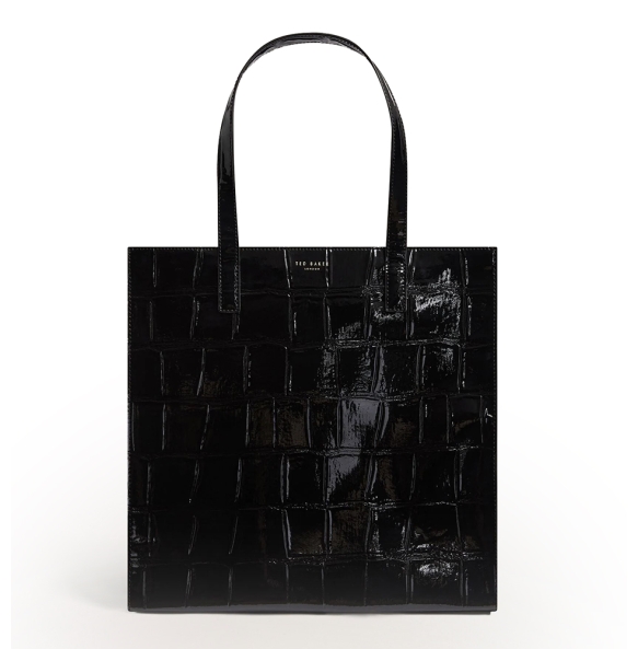 Τσάντα TED BAKER Vannda Croc Large Icon Bag 281935 Μαύρο